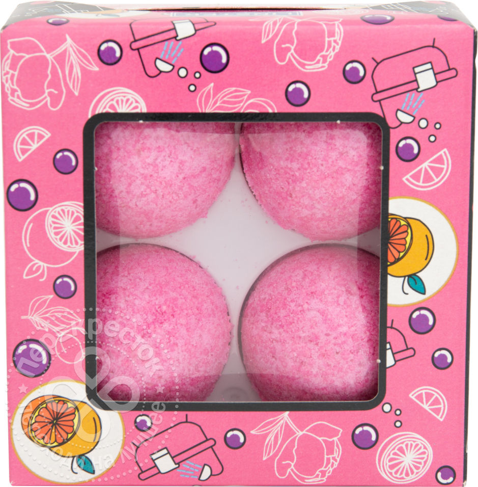 Шипучая соль для ванны 