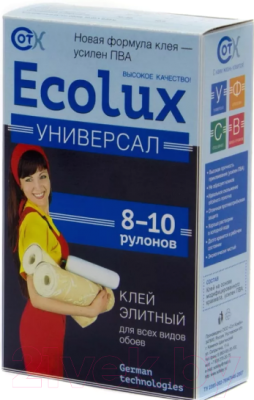 Ecolux клей для обоев как разводить