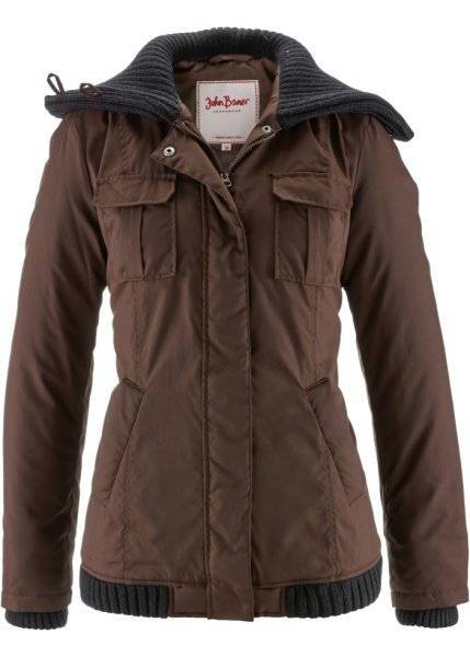 Зимние коричневые куртки женские